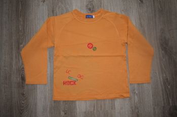  TEE SHIRT ML ORANGE GARÇON - LA COMPAGNIE DES PETITS - 8 ANS - n°03