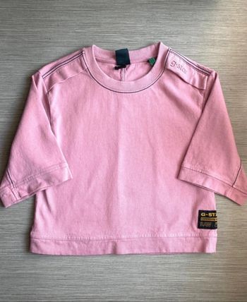 #124 Tee shirt G star rose taille XS