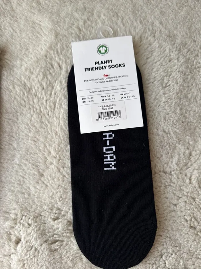 🧦Lot Socks- T35 a 38- neuf avec étiquette- blanc et noir - photo numéro 5