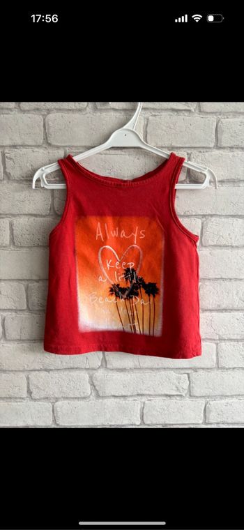 débardeur young dimension taille 3/4 ans