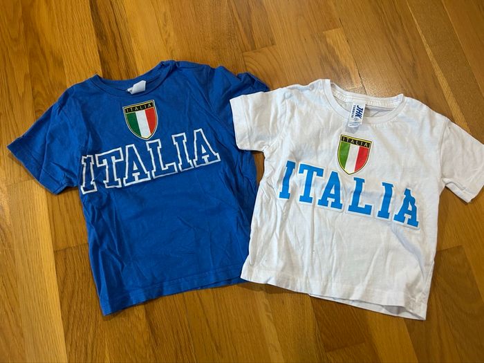 Lot de 2 t-shirt Italie
