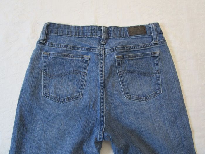 Jean femme LEE coupe Straight Leg High Rise Taille 36 W27 L29 Bleu (J261) - photo numéro 5