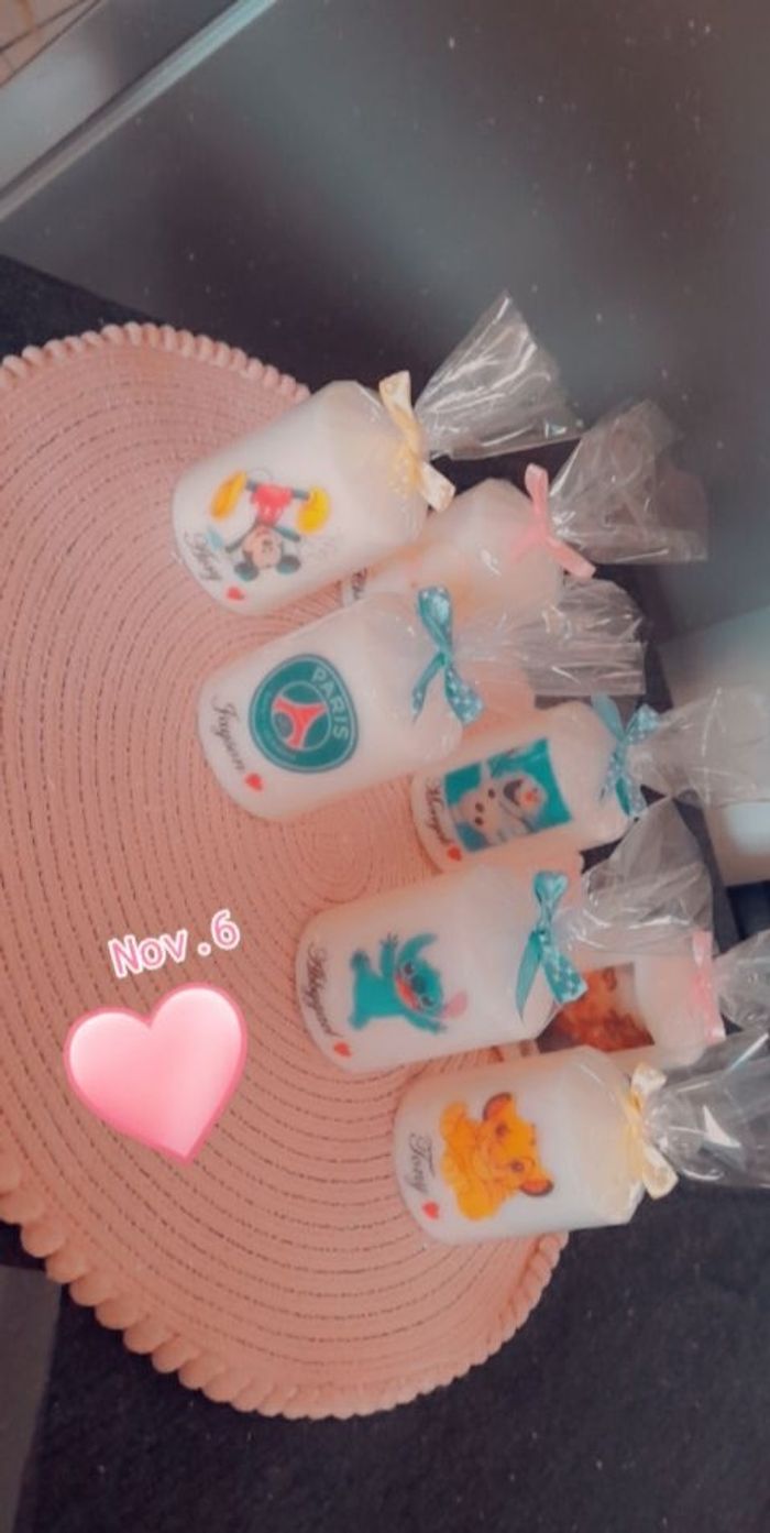 Bougie personnalisée