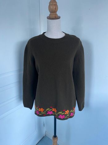 Pull kaki benetton vintage