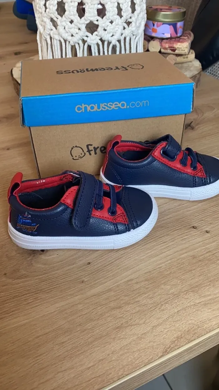Chaussures basket bleu