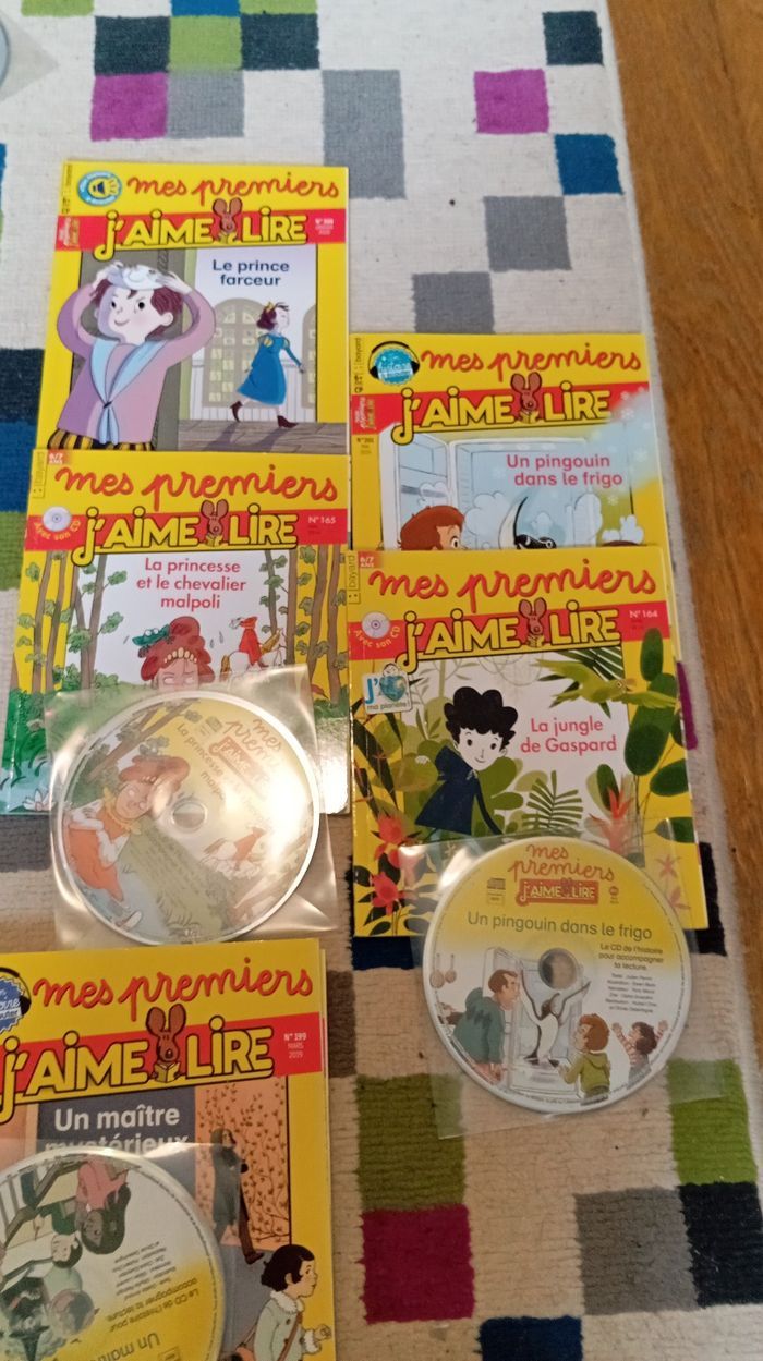 Lot 36 magazine Mes premiers J'aime lire avec CD - photo numéro 4