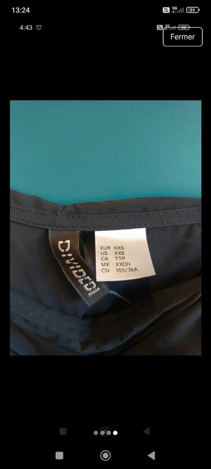 Haut noir transparent cole bateau - photo numéro 4