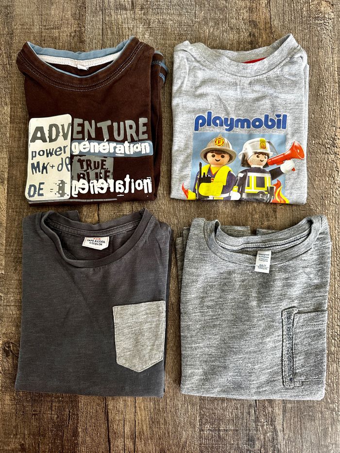 Lot n’1 de 7 t-shirts divers 4 ans