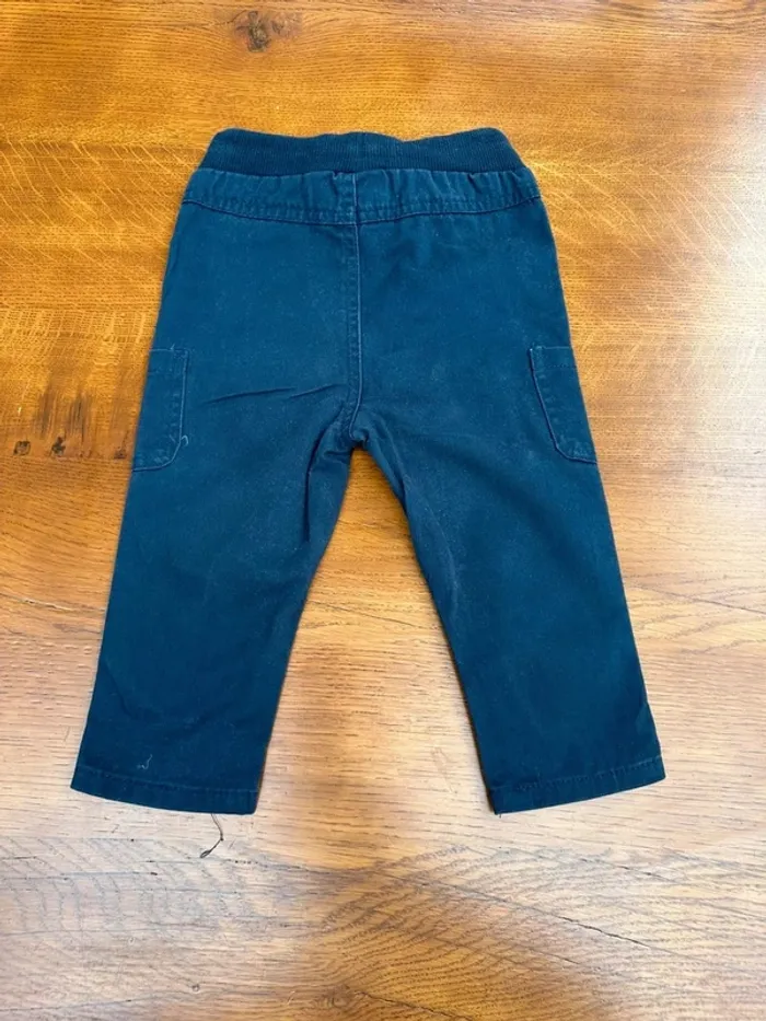 Pantalon bleu marine kiabi 12 mois - photo numéro 5