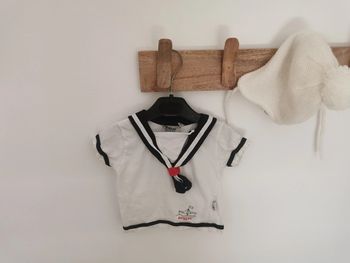 Tee-shirt blanc marin