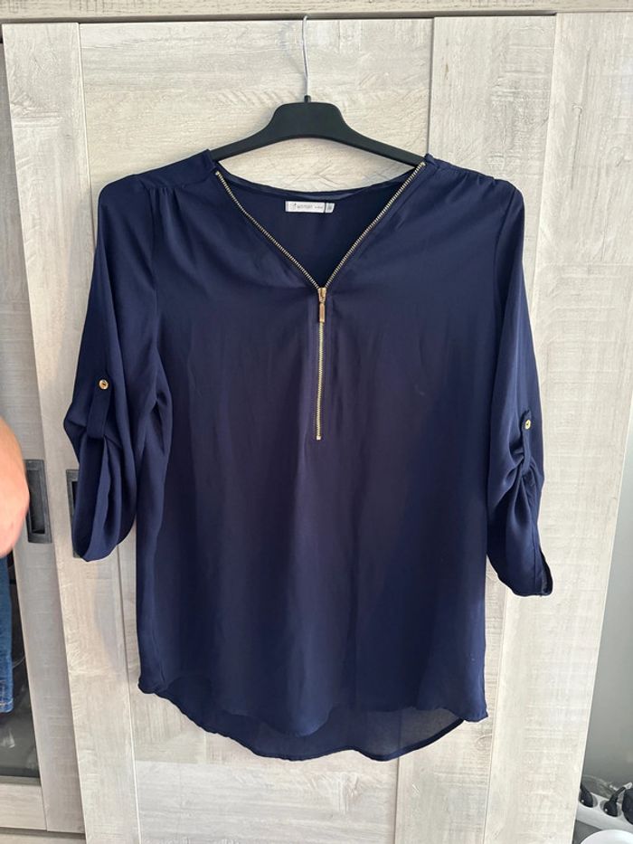 Blouse bleue marine taille 36