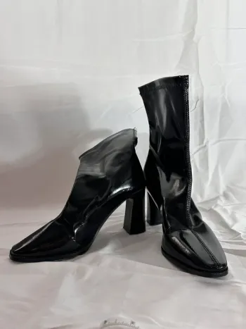 Bottines noires style coréen - YesStyle