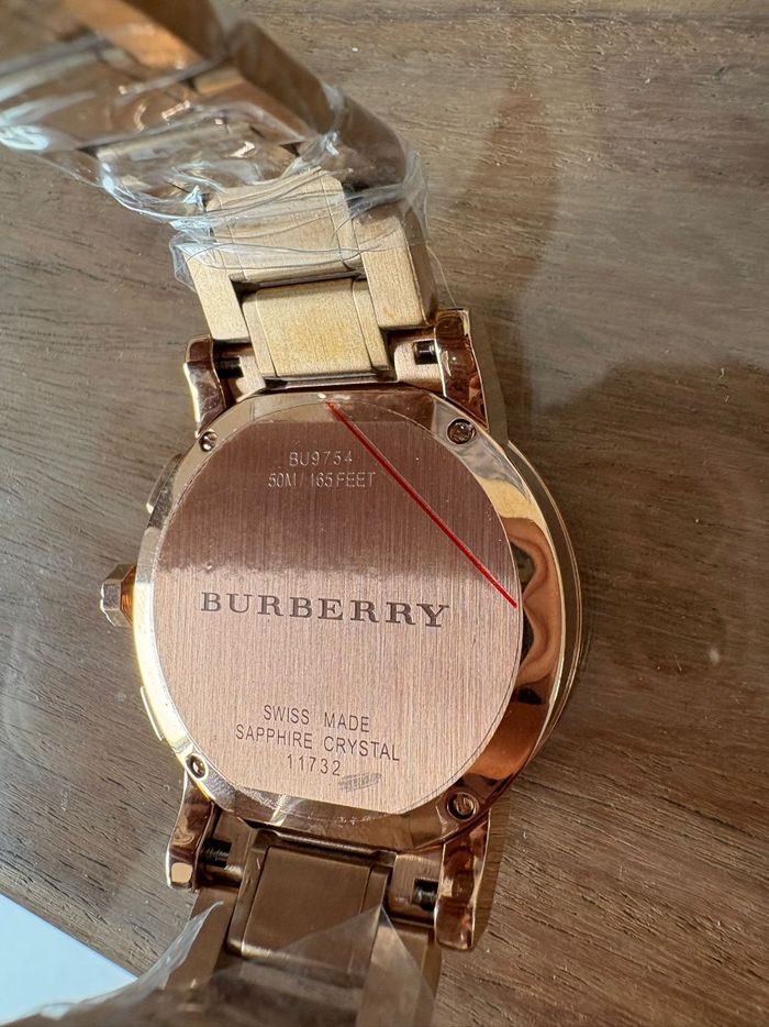 Montre Burberry rose gold neuve Authentique BU9754 - photo numéro 8
