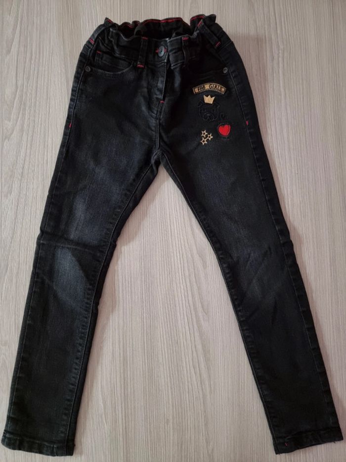 Jean gris doublé - C&A - Taille 7 ans