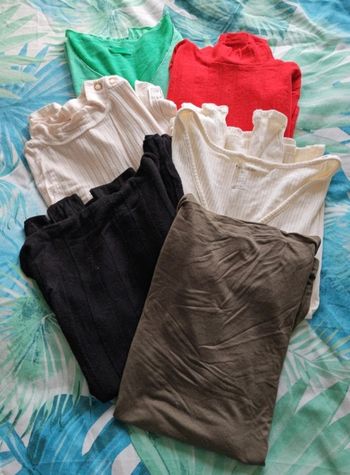 Lot de 6 tee shirts manche longue 