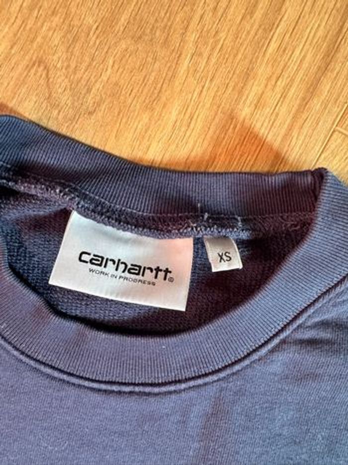 Sweat Carhartt WIP bleu marine - photo numéro 3
