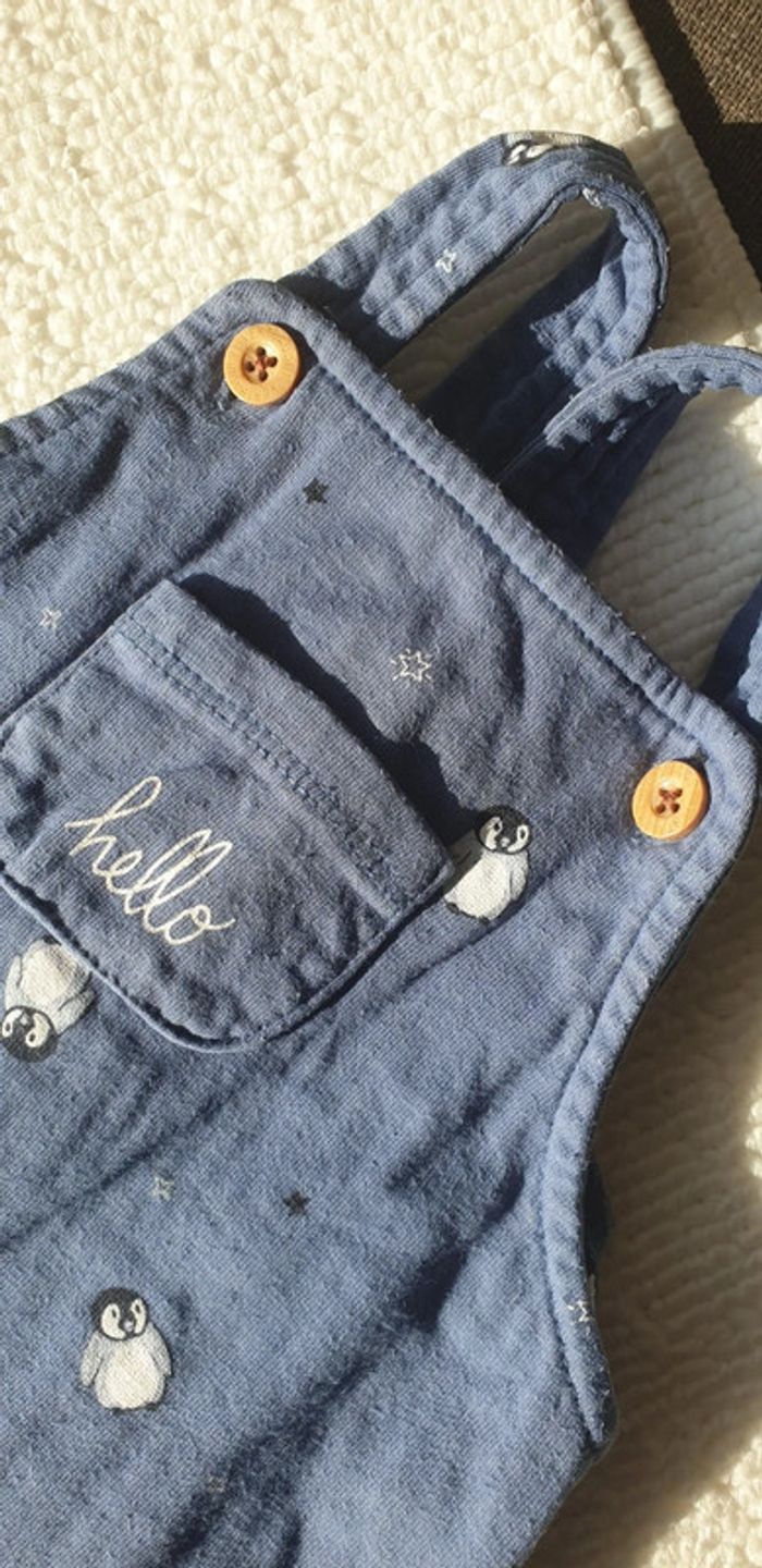 Salopette pingouin 6 mois - photo numéro 3