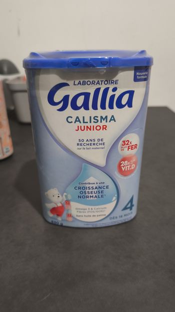 Lait Gallia âge 4 junior