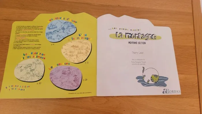 Livre d'activité pour enfants : "La montagne" - Comme neuf - photo numéro 3