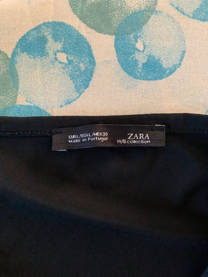 Haut Zara T 40 bleu marine - photo numéro 6