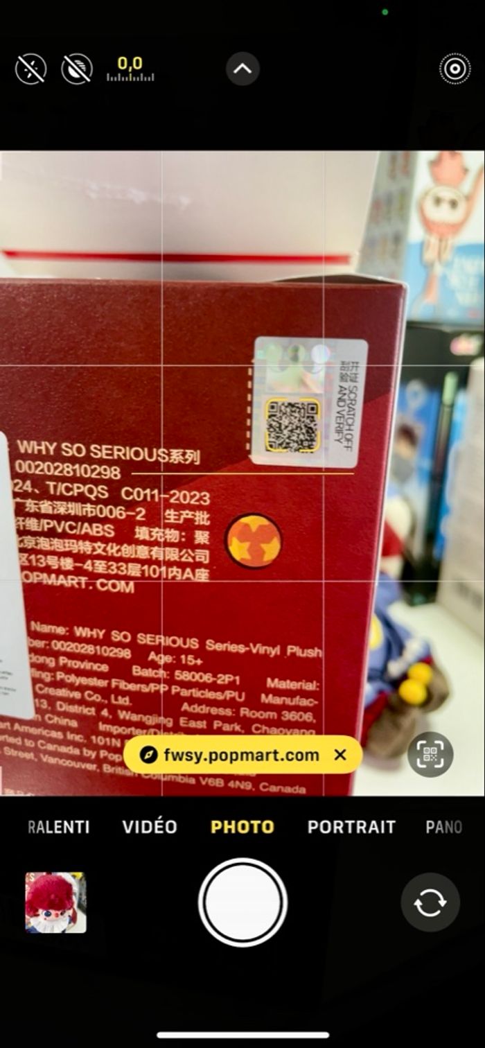 Why So Serious Series Vinyl Plush Pendant Lumino Flame Clown - photo numéro 3