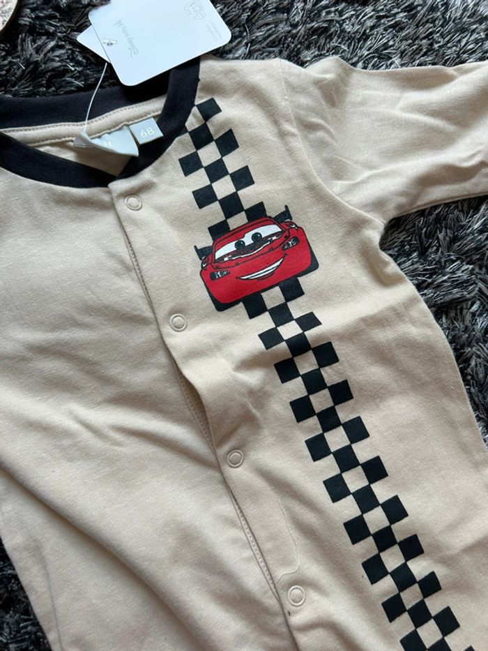Pyjama fin Flash McQueen Cars - 6 mois (Neuf avec étiquette) - photo numéro 3
