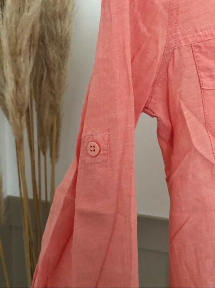 Blouse légère corail et grise - Inextenso 34/36 - photo numéro 6