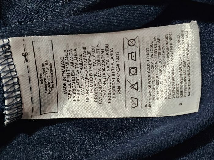 Veste Adidas Primegreen - Bleu royal & noir - Taille 14-15 ans (170 cm) - photo numéro 7