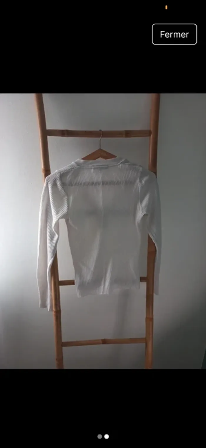 Pull fin blanc Jennyfer - photo numéro 4
