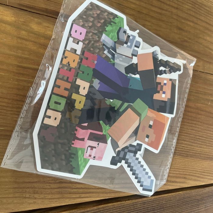 Kit anniversaire mine raft - photo numéro 4