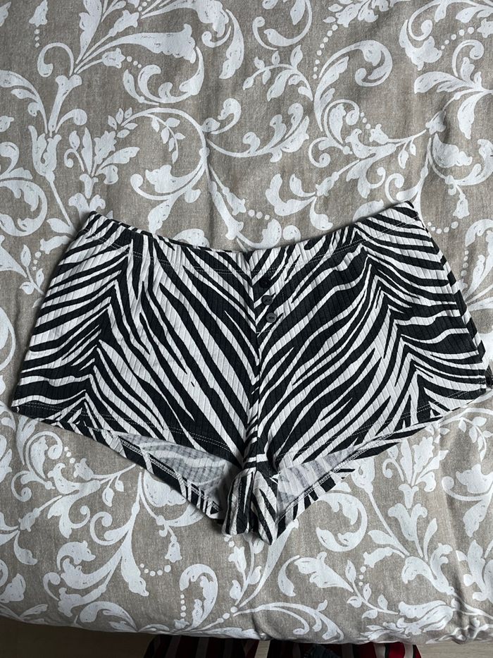 Mini short pyjama zèbre Undiz