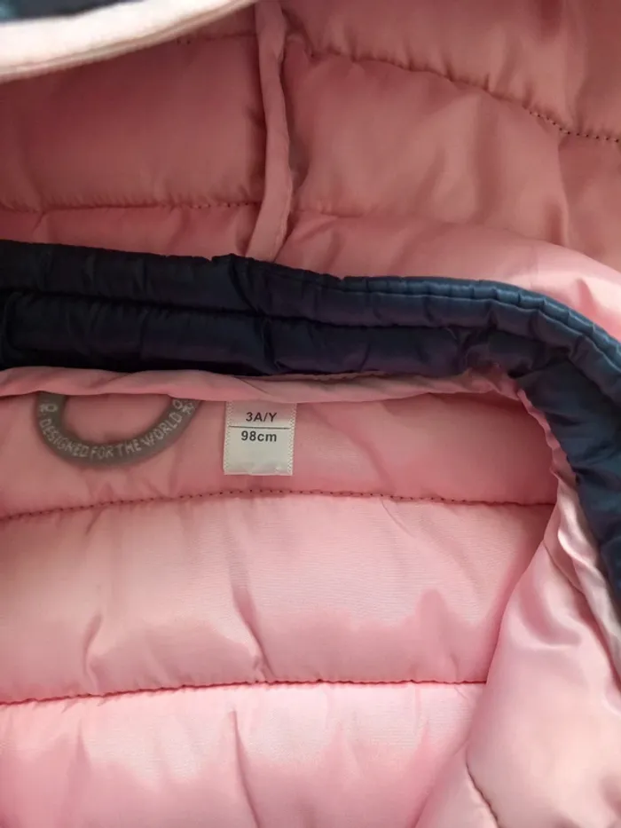 Doudoune manteau Okaïdi 3 ans fille - photo numéro 3