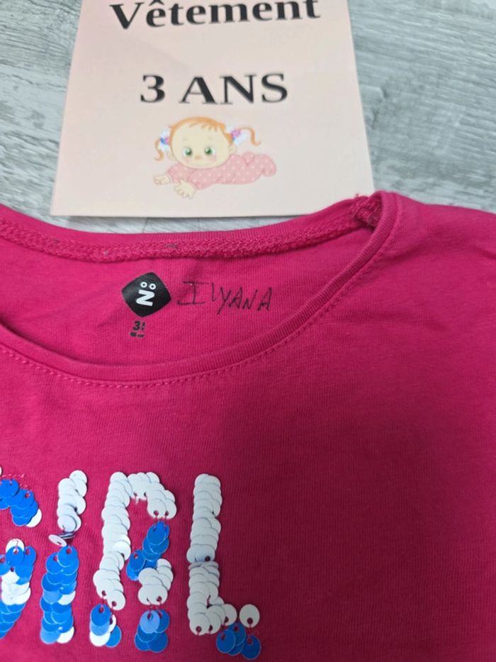 Tee shirt manche longue fille - photo numéro 5
