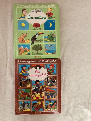 Lot de deux livres l imagerie des tout petits