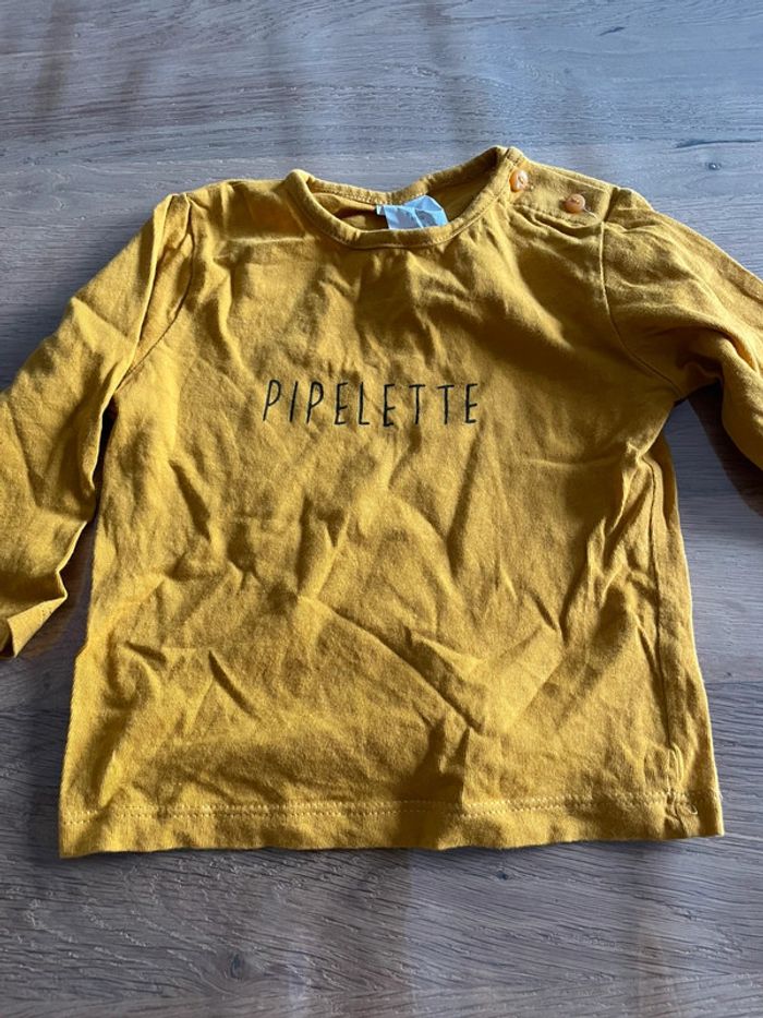 Lot de 4 tee shirts fille 12 mois - photo numéro 5