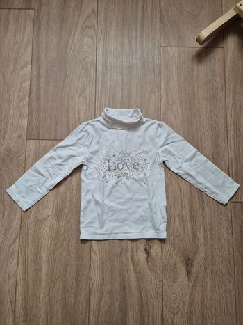T shirt manches longue et col