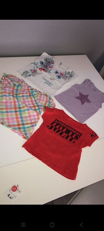 Lot Tee-shirt   5 Ans