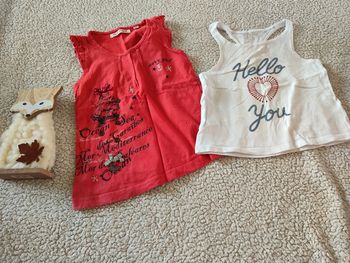 Lot de 2 débardeurs 4 ans