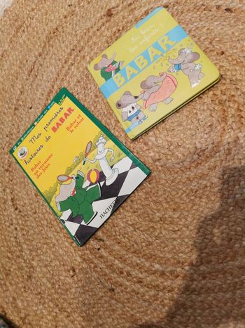Lot de 2 livres babar petite enfance et enfance