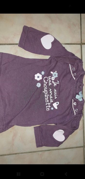 Haut manche longue 6mois