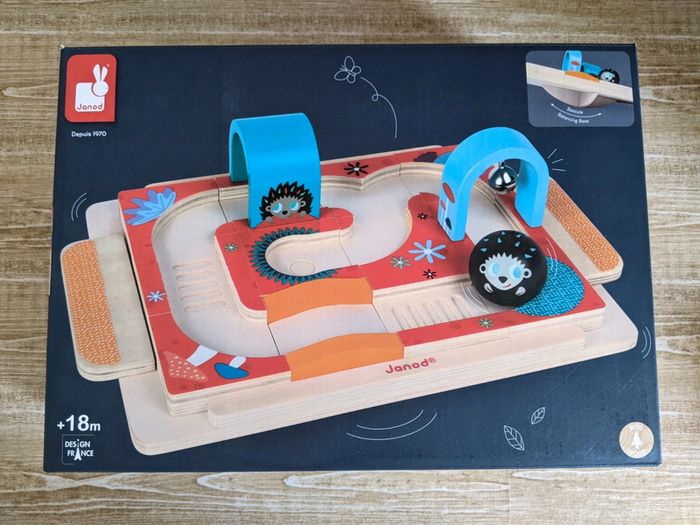 Rallye du hérisson en bois janod