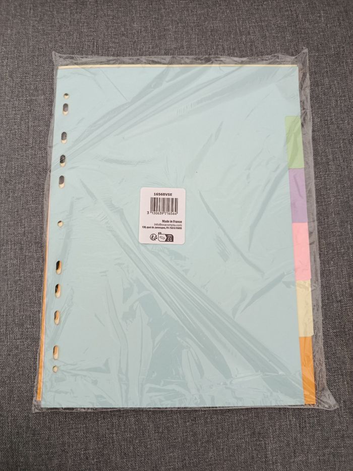Lot de 2x6 intercalaires neuf - photo numéro 3