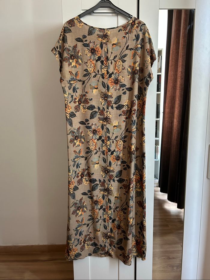 Robe longue marron à motifs Neuve Shein Taille XL - photo numéro 7