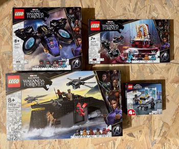 Pack LEGO Black Panther - 76211 / 76212 / 76213 / 76214 - neufs et scellés