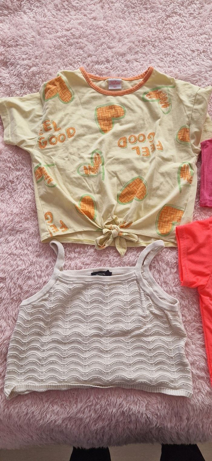 Lot de 4 hauts crop top fille 10 ans - photo numéro 2