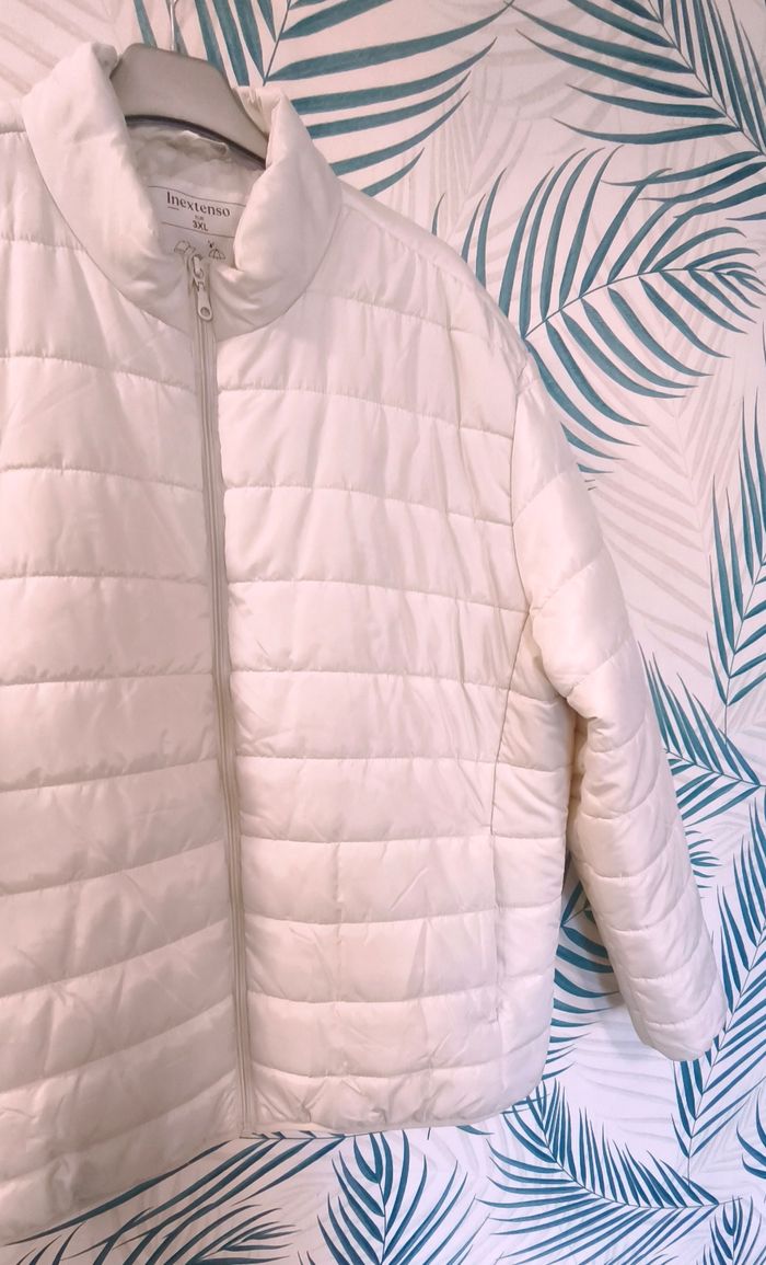 🌺 Doudoune légère - Gris pâle - In Extenso - 3XL (54/56) 🌺 - photo numéro 4
