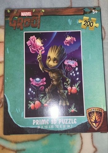 Puzzle 3D Marvel Groot - 200 pièces - 31x46 cm