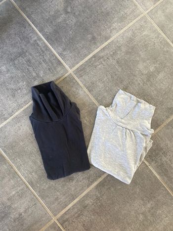 Lot 2 col roulé taille 6 ans