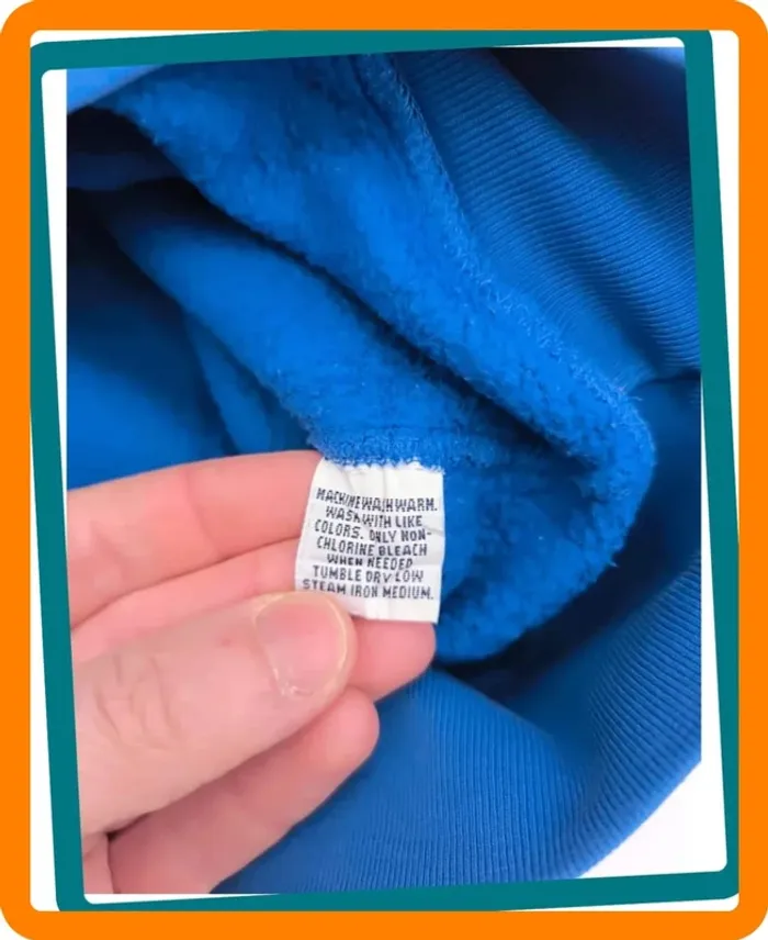 Sweat bleu homme taille L Ralph Lauren logo noir bon état tâche dans le dos - photo numéro 10