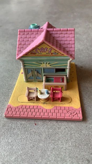 Polly pocket vintage bluebird café maison simple efficace